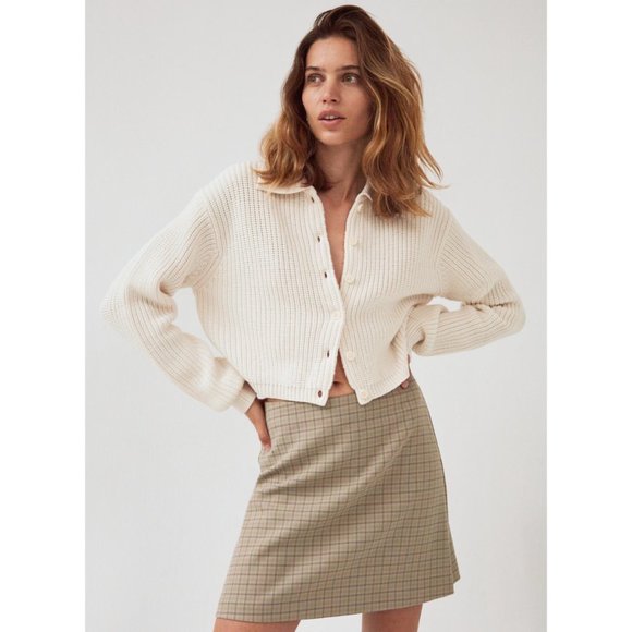 Aritzia Wilfred Nasim Next Door Sweater Cardigan - Picture 1 of 8